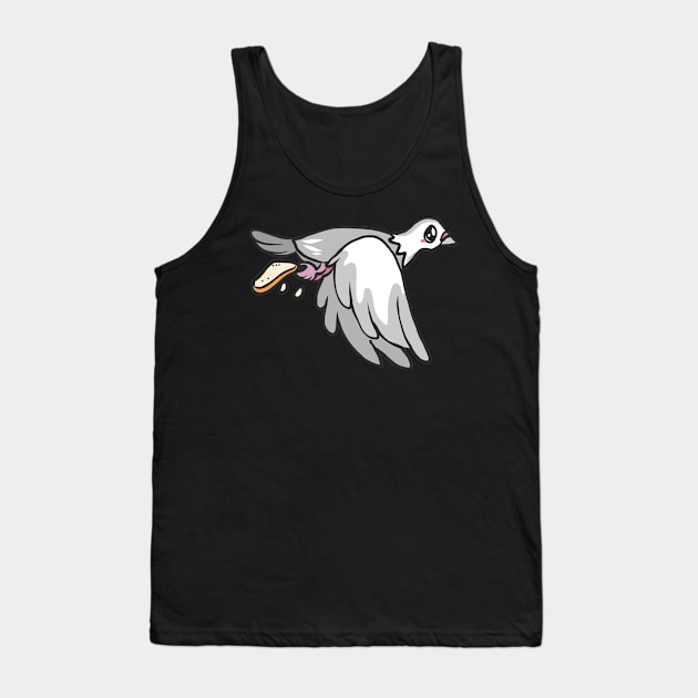 Dove peace faithful white gray bird love Tank Top by KK-Royal